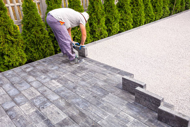 Residential Paver Driveway in North Lakeville, MA